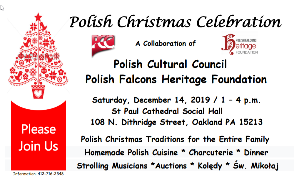 Polish Christmas Celebration - Join Us - Polish Cultural Council