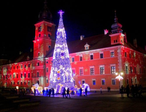 Christmas lights Warsaw 2014