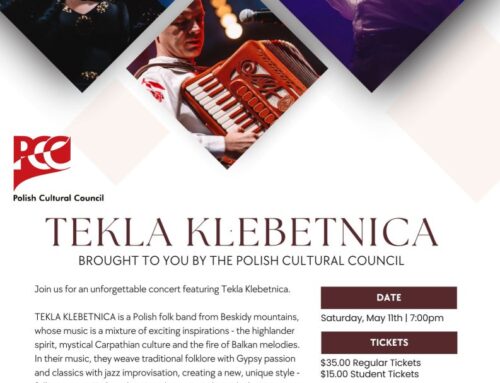 Tekla Klebetnica- Folk Crossover Band from Poland – Concert: Saturday, May 11 @ 7 PM Auditorium of the Frick Fine Arts Building, University of Pittsburgh